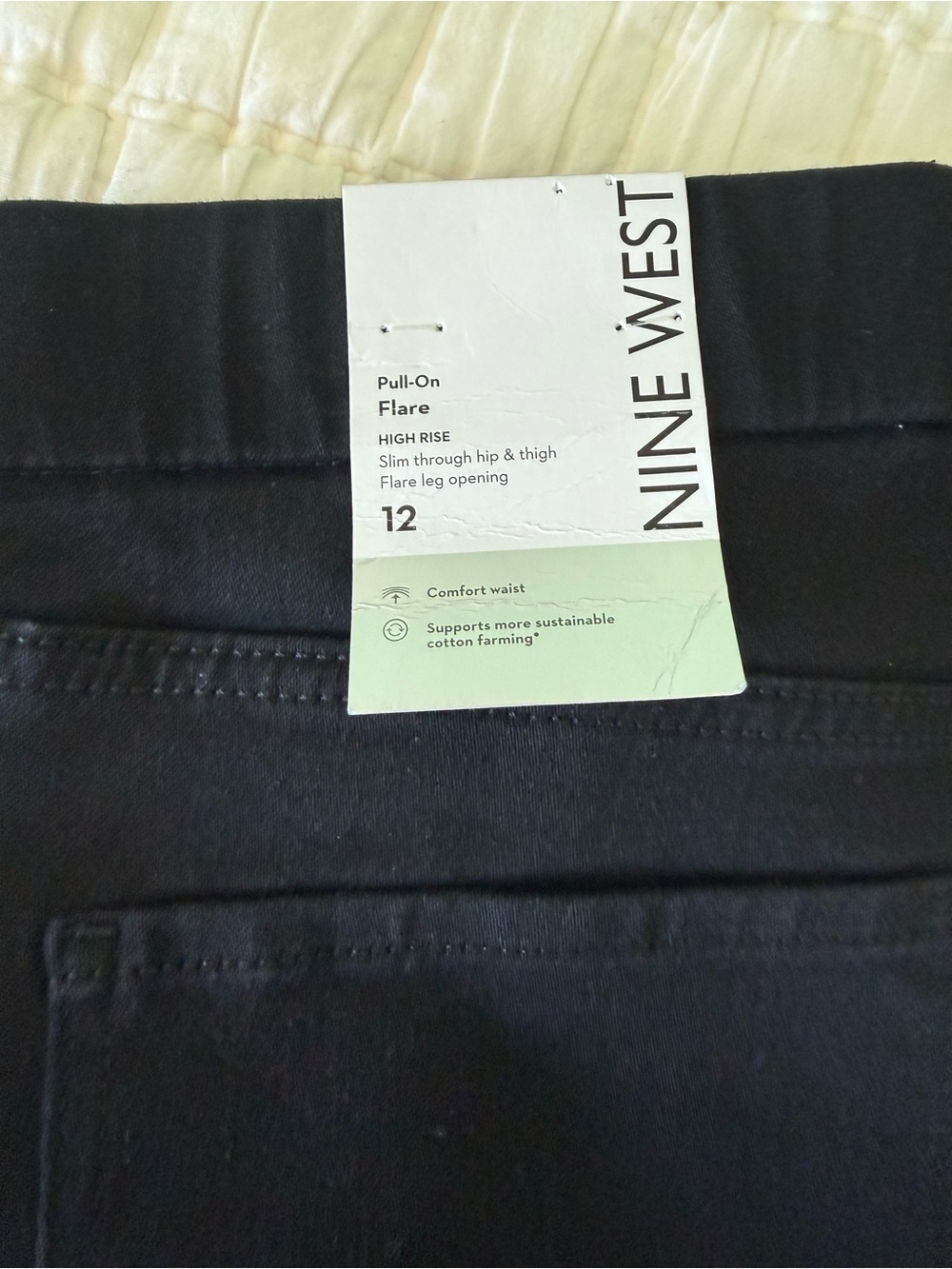 Nine West Pull-On Flare Pants — Size 12 — NWT